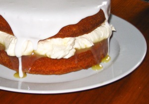 Lemon Curd Layer Cake